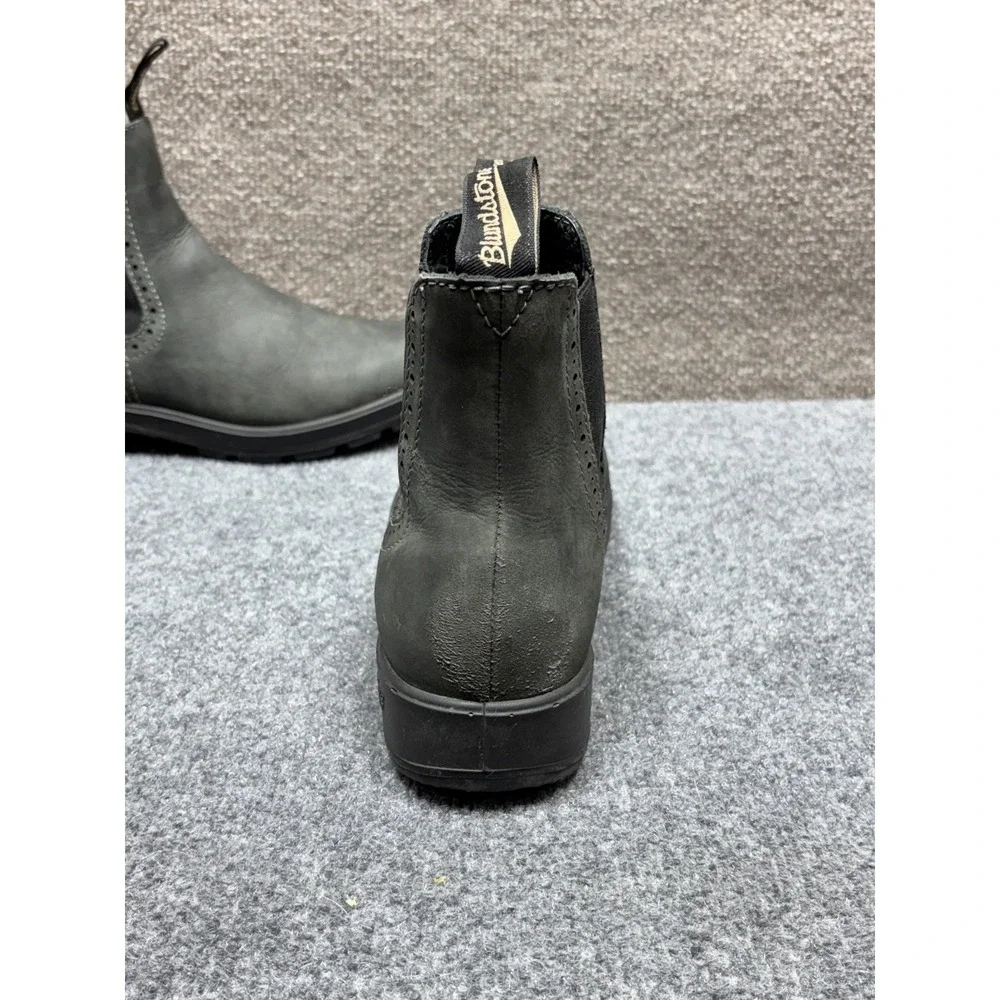 Blundstone Womens 1351 Ankle Chelsea Boots Size 4 Gray Worn In Tasmania 1870